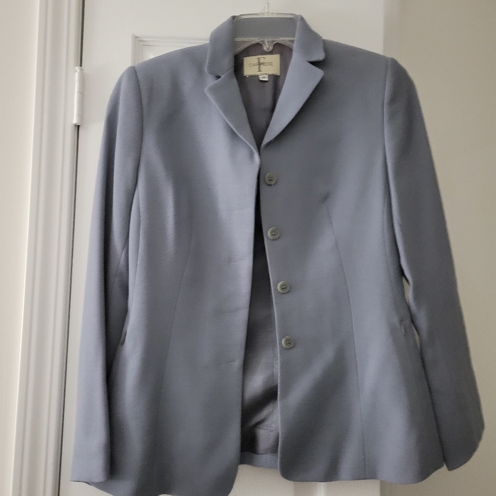Slate blue F Carriere blazer. Size 30